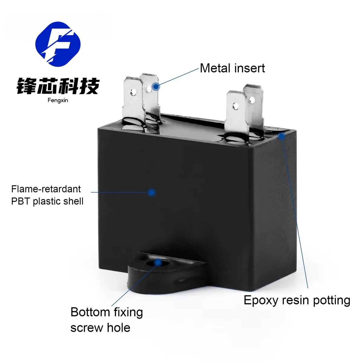 2Pcs CBB61 Air Conditioner External Fan Start Capacitor Motor Run Capacitor 450V 1UF 1.2UF 1.5UF 2UF 2.5UF 3UF 3.5UF 4UF 4.5UF