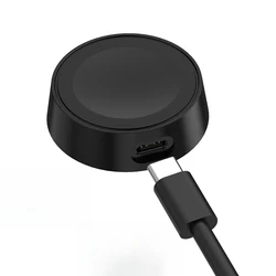 Universal Fast Charge Watch Charger Cable with Dock (Black)