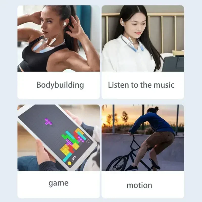 EARDECO 블루투스 5.3 베이스 무선 헤드폰, 200 시간 재생, 고해상도 스포츠 헤드셋, 마이크 포함 스테레오