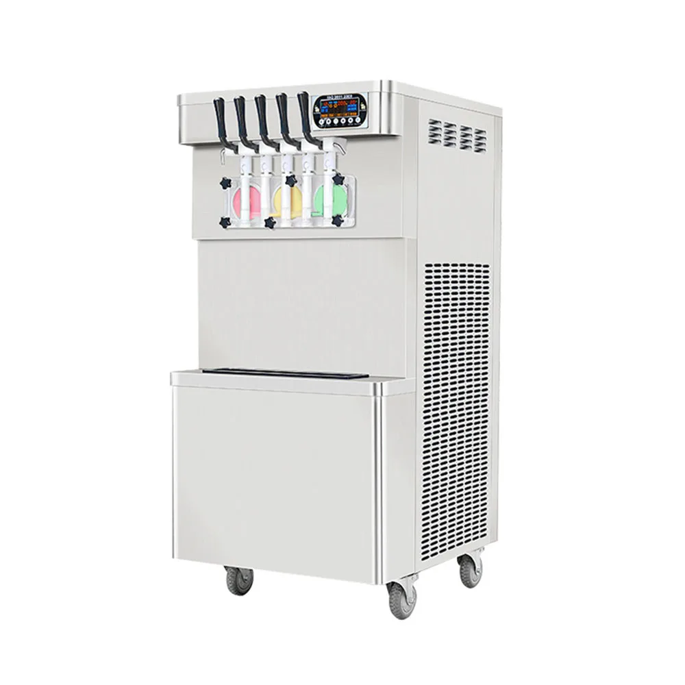 

Best Selling Ice Cream Freezer Machine 5-Flavor Yogurt Maker 60L/H LCD Display New Soft Ice Cream Machine