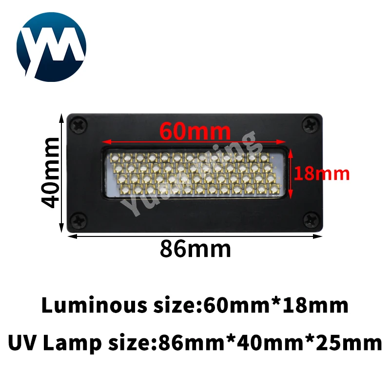 LED UV 평판 프린터 LED 조명 6020 150W UV 코일 기계 LED 경화 조명 Audley DTF 프린터 Audley XP600 프린트 헤드 인쇄
