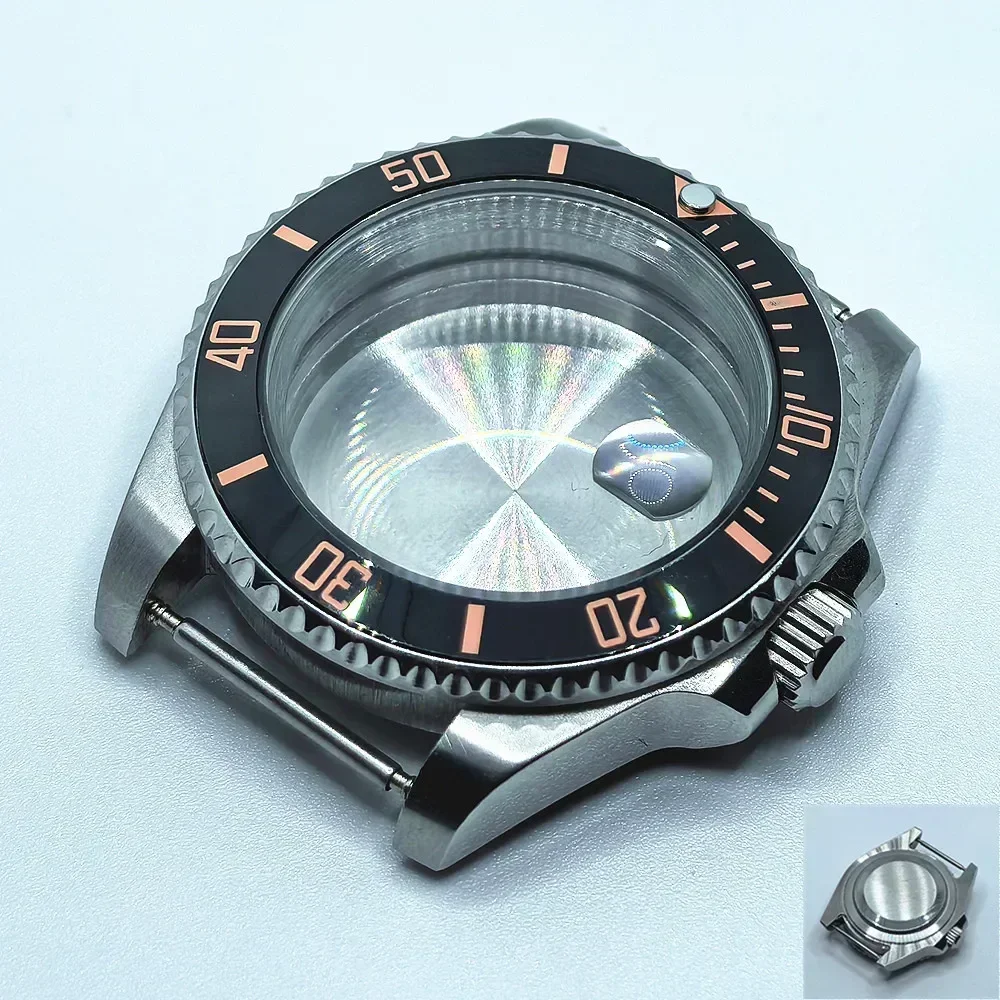 40mm Transparent Glass Watch Case