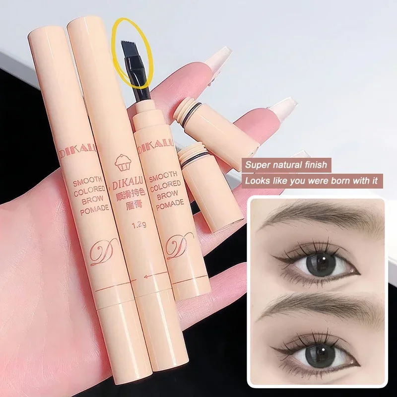 Eyebrow Tint Dyeing Gel Natural Liquid Eyebrow Tattoo Cream Sweat-proof Beauty Cosmetics Professional Eyebrow Enhancers Pencil 2
