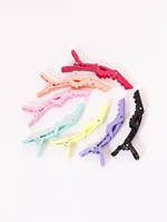 6 pinces à cheveux en forme de crocodile – Design en forme de griffe, pinces de salon pour coiffure et maquillage, accessoires pour perruques en cheveux naturels 2