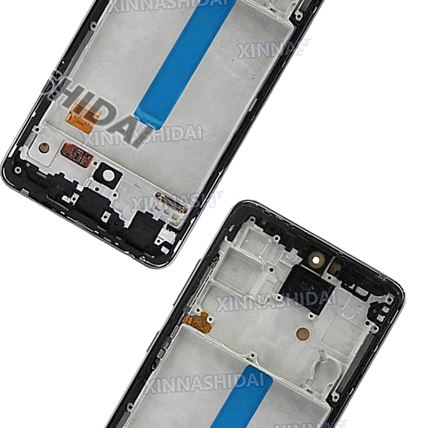 삼성 갤럭시 A52 용 OLED 스크린, A52, A525, A525F, A525F, DS LCD 디스플레이, 프레임 포함 디지털 터치 스크린