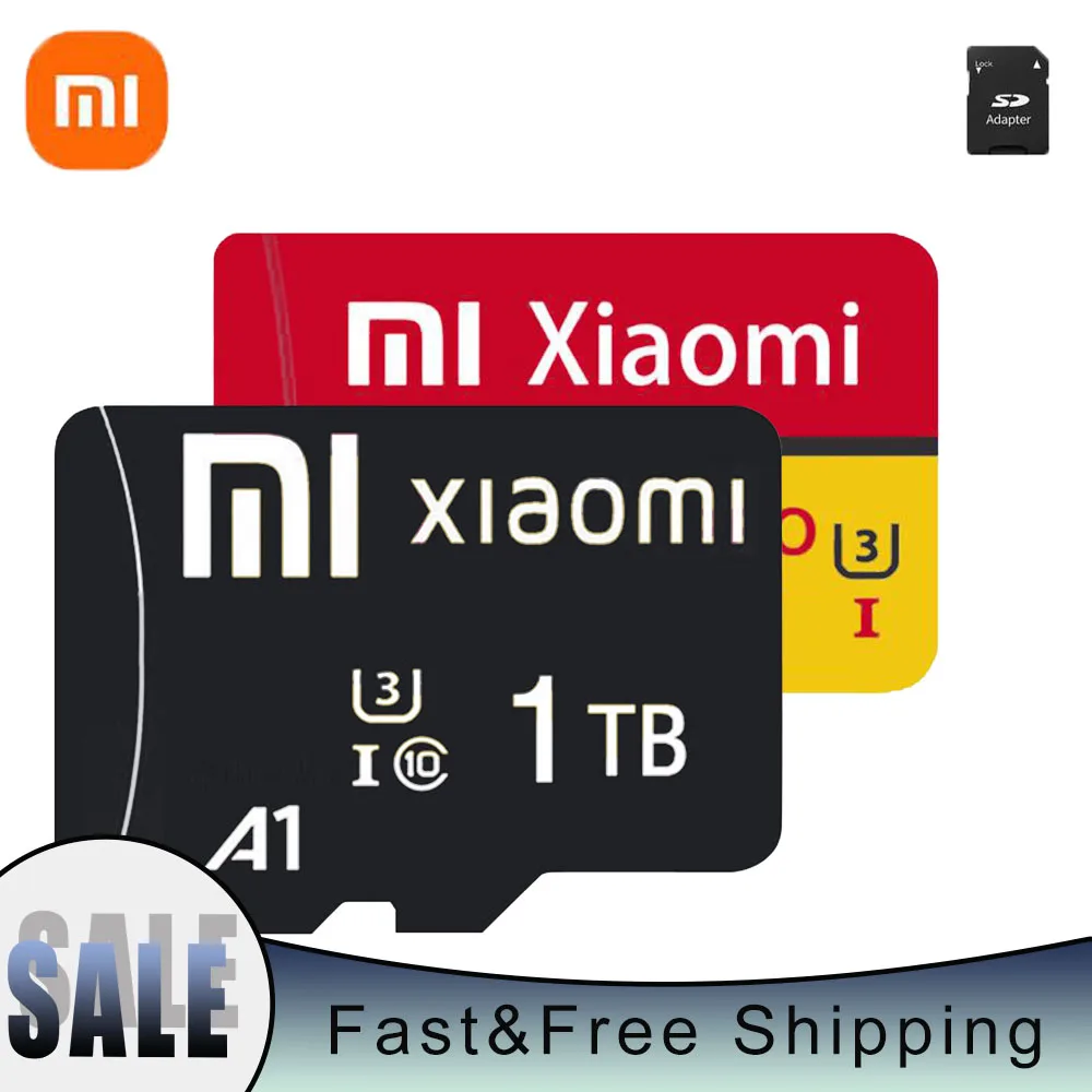 

Оригинальная SD-карта Xiaomi, 1 ТБ, высокоскоростная карта памяти 256 ГБ, 512 ГБ, 1 ТБ, флэш-карта памяти для смартфона, настольного ПК, камеры, мини SD-карта