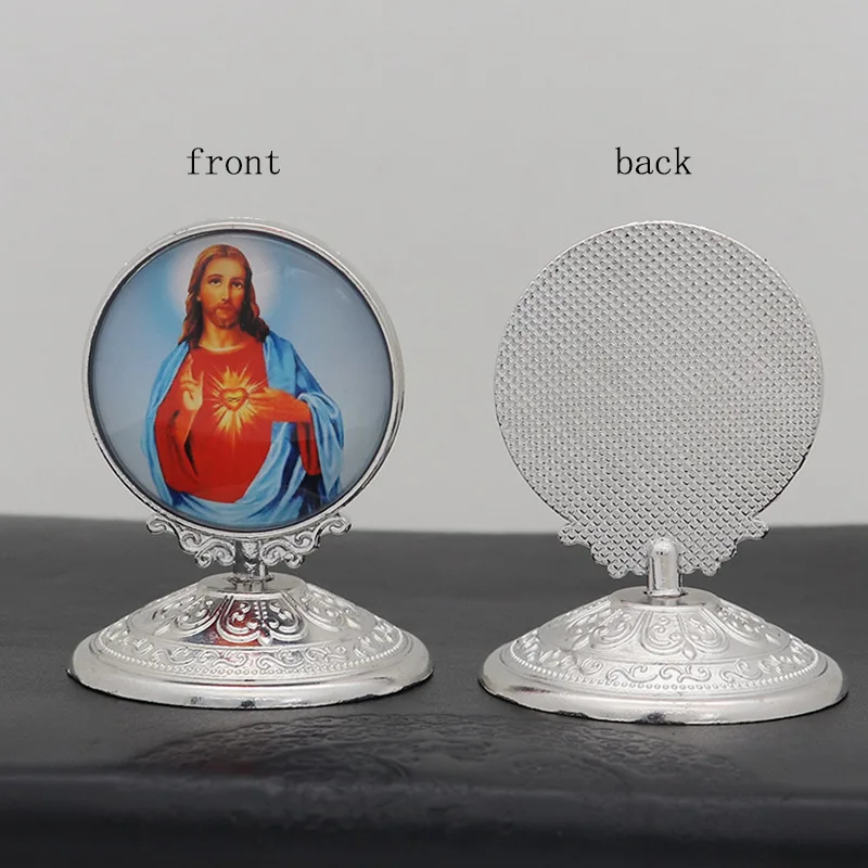 Christian Statue Catholic Christ Angel Jesus Virgin Mary Icon Holy Statue Home Car Desktop Decoration
