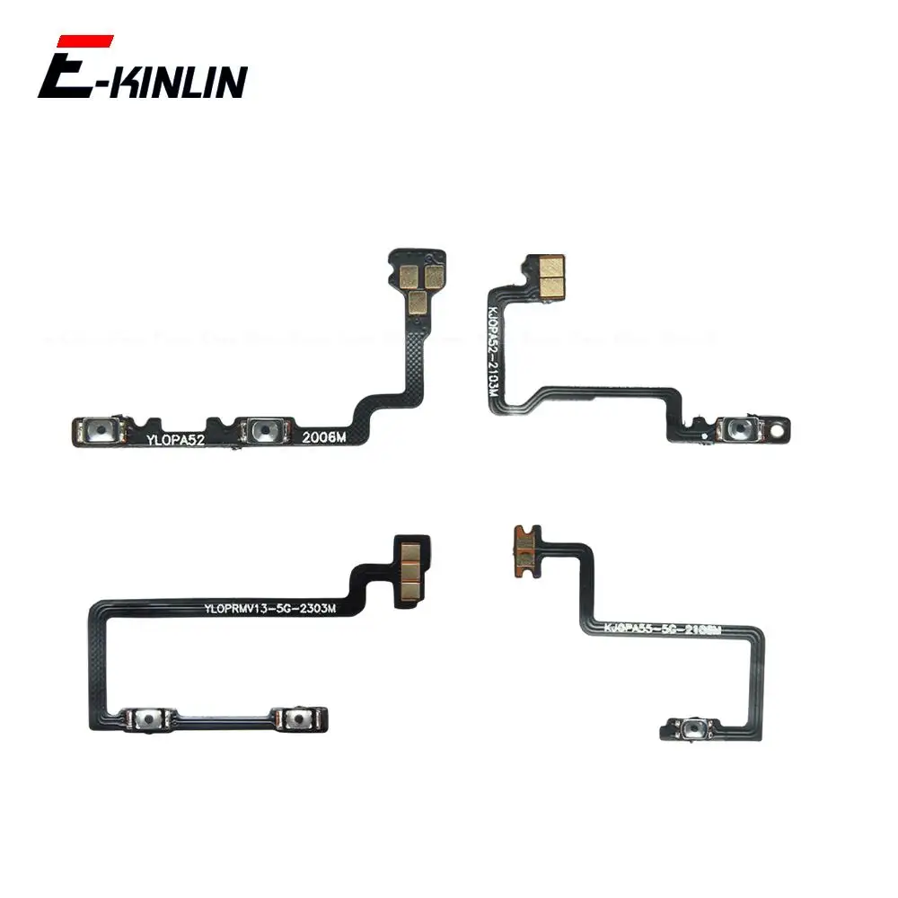 

Mute Switch Power Key Ribbon Repair Parts For OPPO A52 A53 A53s A54 A54s 2020 4G 5G Volume Button Control Flex Cable