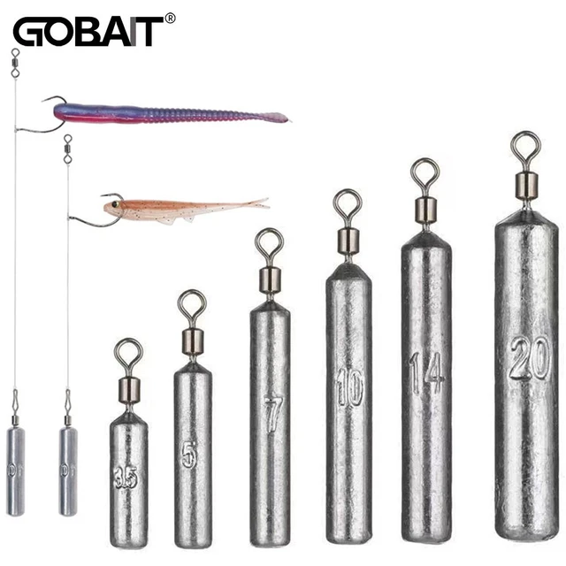 Fishing Weight 15PCS/Lot Sinker Mold 3.5g 5g 7g 10g 14g 20g Tube Bullet  Plumb Pendant Metal Jig Sast Sea Tackle Kit Pesca Tool - AliExpress