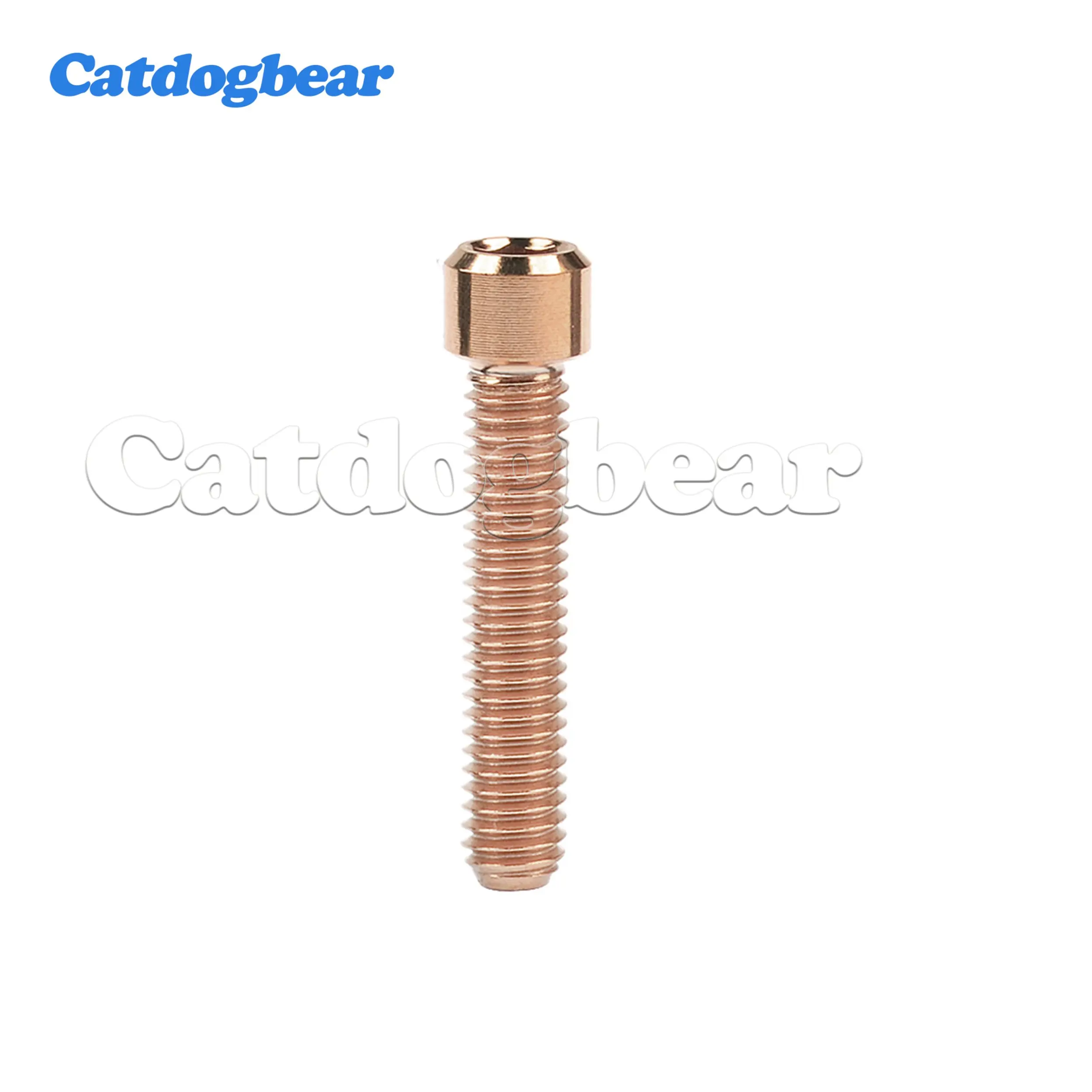 Lot De 4 Vis Titan M4 Tête Hexagonale Rainbow - Longueurs 10/13.5/15/20/25 Mm - Fixations Ultra Légères Pour Vélo
