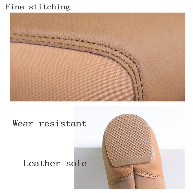 DKZSYIM Wome Jazz Dance Shoes Flat Dancing Shoes Men Brown Black Jazz Dance Shoes For Women/Men Ballroom shoes Wear-resistant 6