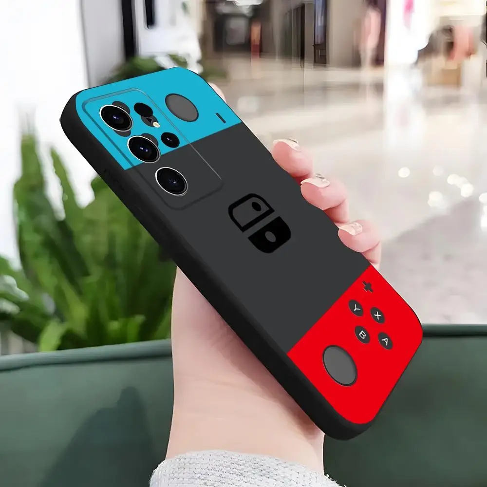 Retro Mobile Spielkonsole Telefon Fall Für Samsung Galaxy A31 A33 A52 A13 S24 S23 S22 S25 A55 A53 Zurück Abdeckung