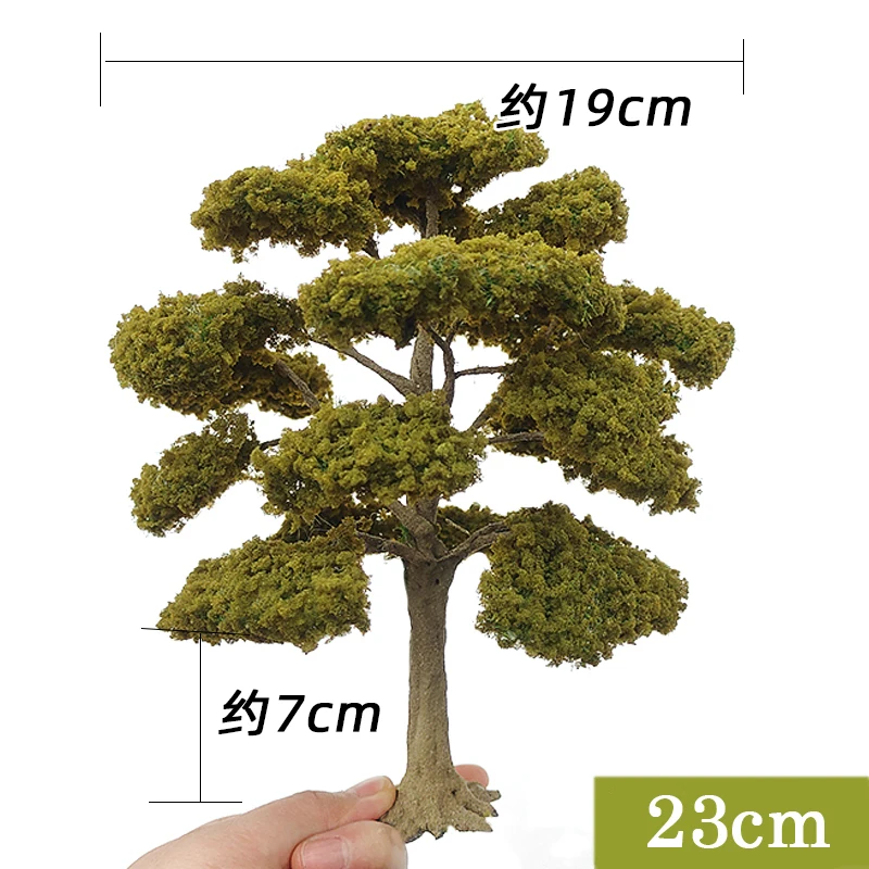 HO/OO/G Scale Autumn Model Trees Miniatures Garden Landscape Model MINI Platform Train Railroad Layout 1PC 10/15/23/28cm