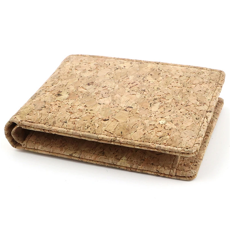 

Cork Short Coin Purse Wallet Men Women ID Business Card Holder European Mini Money Bag Environmental Friendly Wallet