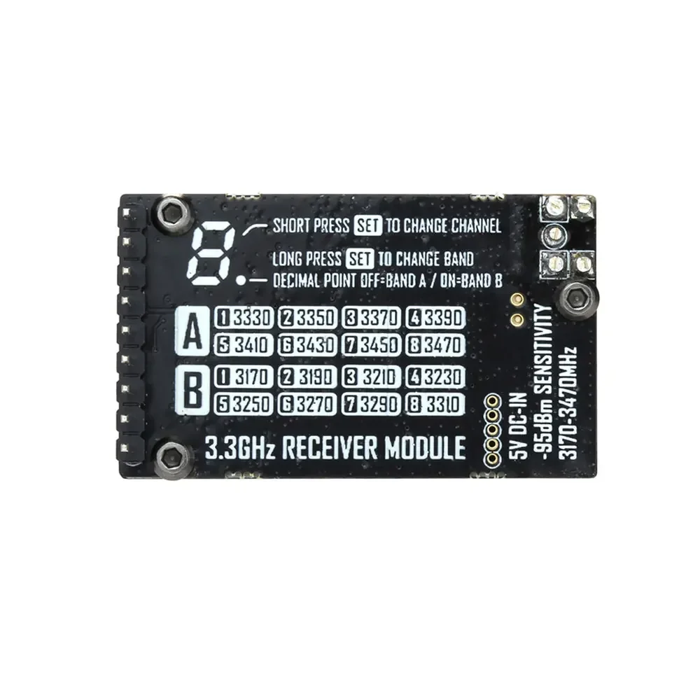 Émetteur Vidéo 3.3GHz 4W FPV Longue Portée RC