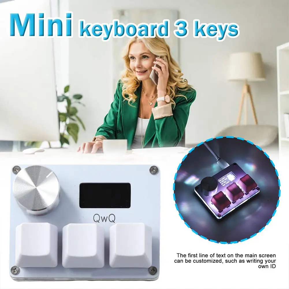 Программируемая мини-игровая клавиатура для SayoDevice OSU O3C | AliExpress