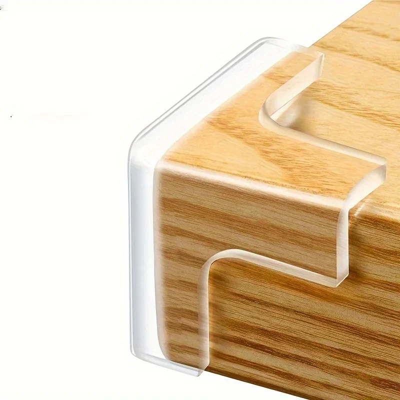 4/8/12/16pcs anti-collision corner protection, T-shape full round transparent T-shape, furniture corner