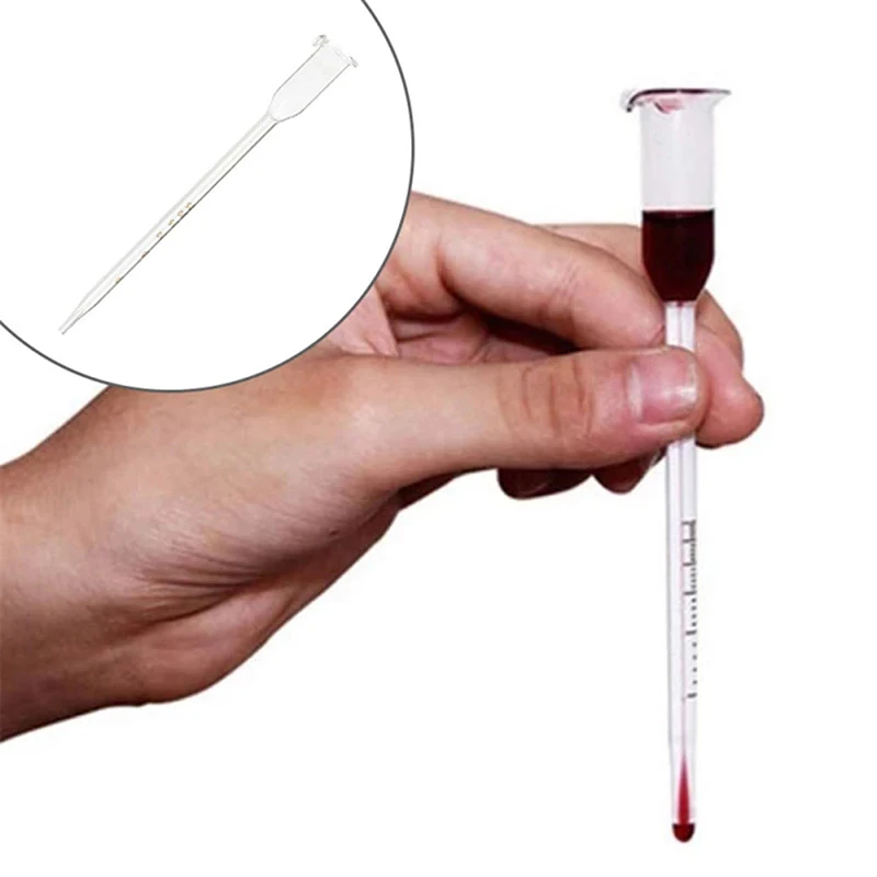 

1PC Transparent Wine Alcohol Meter Fruit Wine Concentration 25 Degree 13*1.5*0.3cm