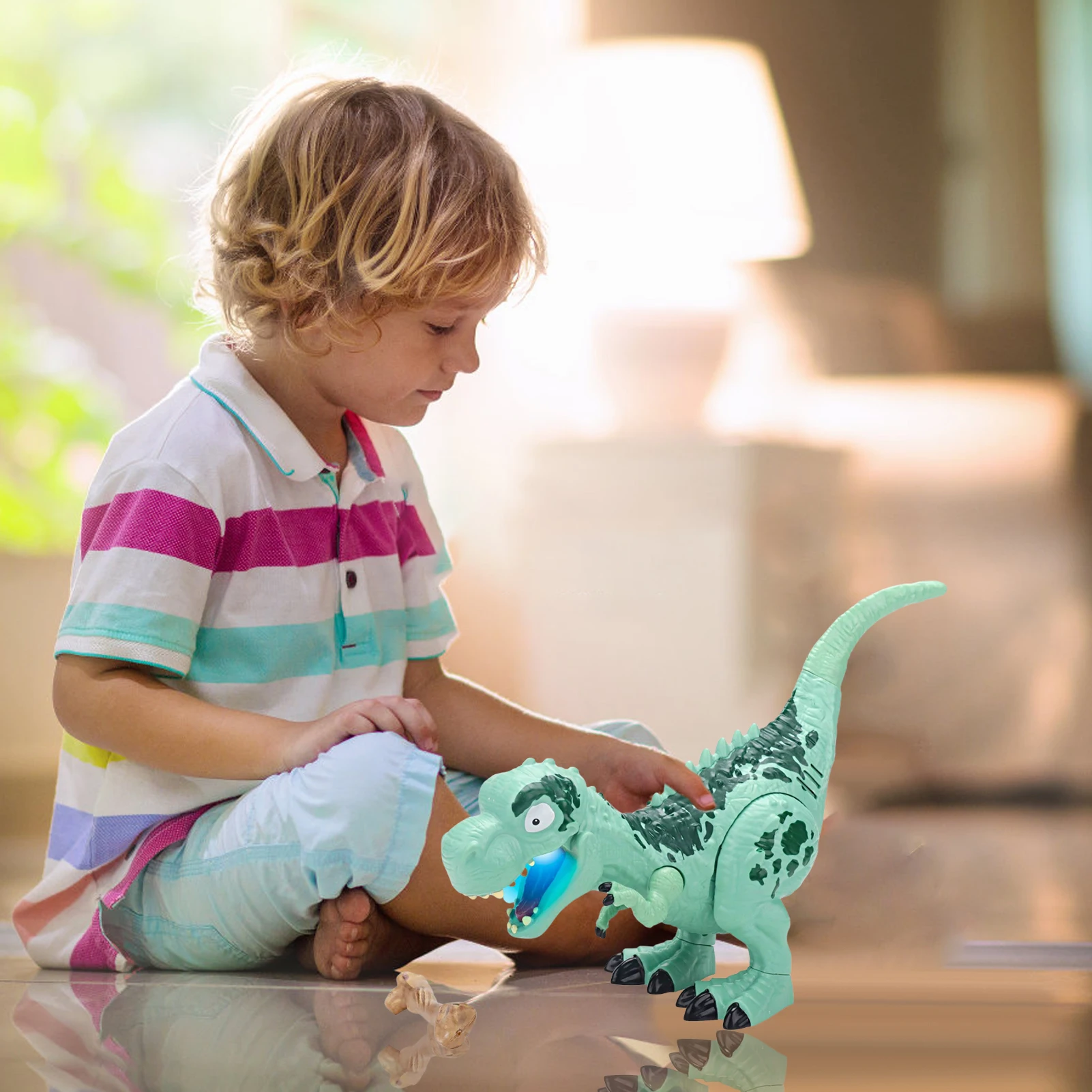 Dinosauro giocattoli giocattolo dinosauro elettrico con suoni e giocattolo dinosauro ruggente regalo per ragazzi e ragazze 3 e oltre anni