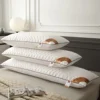 Quilted Elongated Pillow 1.2/1.5/1.8m Adult Elongated Couple Neck Care Long One Piece Pillow Neck Pillow for Hotels and Home Use 2