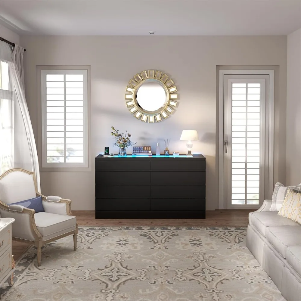 LED Storage Dresser 6