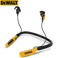 DEWALT Wireless Bluetooth Jobsite Pro Neckband Headphones Neckband Earphones with 15H Playtime Noise Isolating Wireless Earbuds