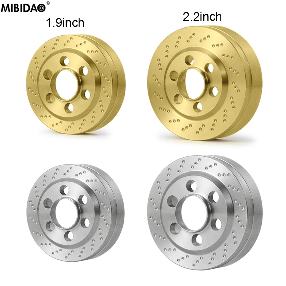 MIBIDAO 1,9"/2,2" Internes Gegengewicht aus Metall für Axial SCX10 90027 90046 D90 TRX4 TRX6 Wraith 1/10 RC Crawler-Felgen