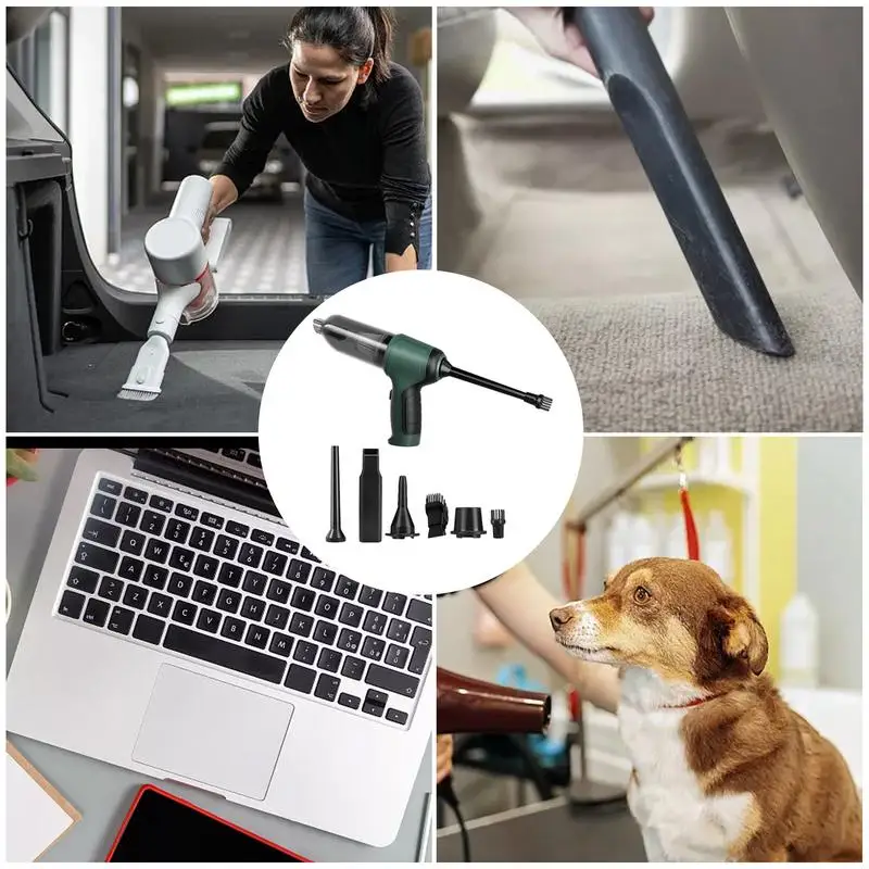 Vacuum For Car Cleaning High Power Mini Auto Cordless Cleaning Vacuum Rechargeable Portable For Car Seat Auto Interior Ke