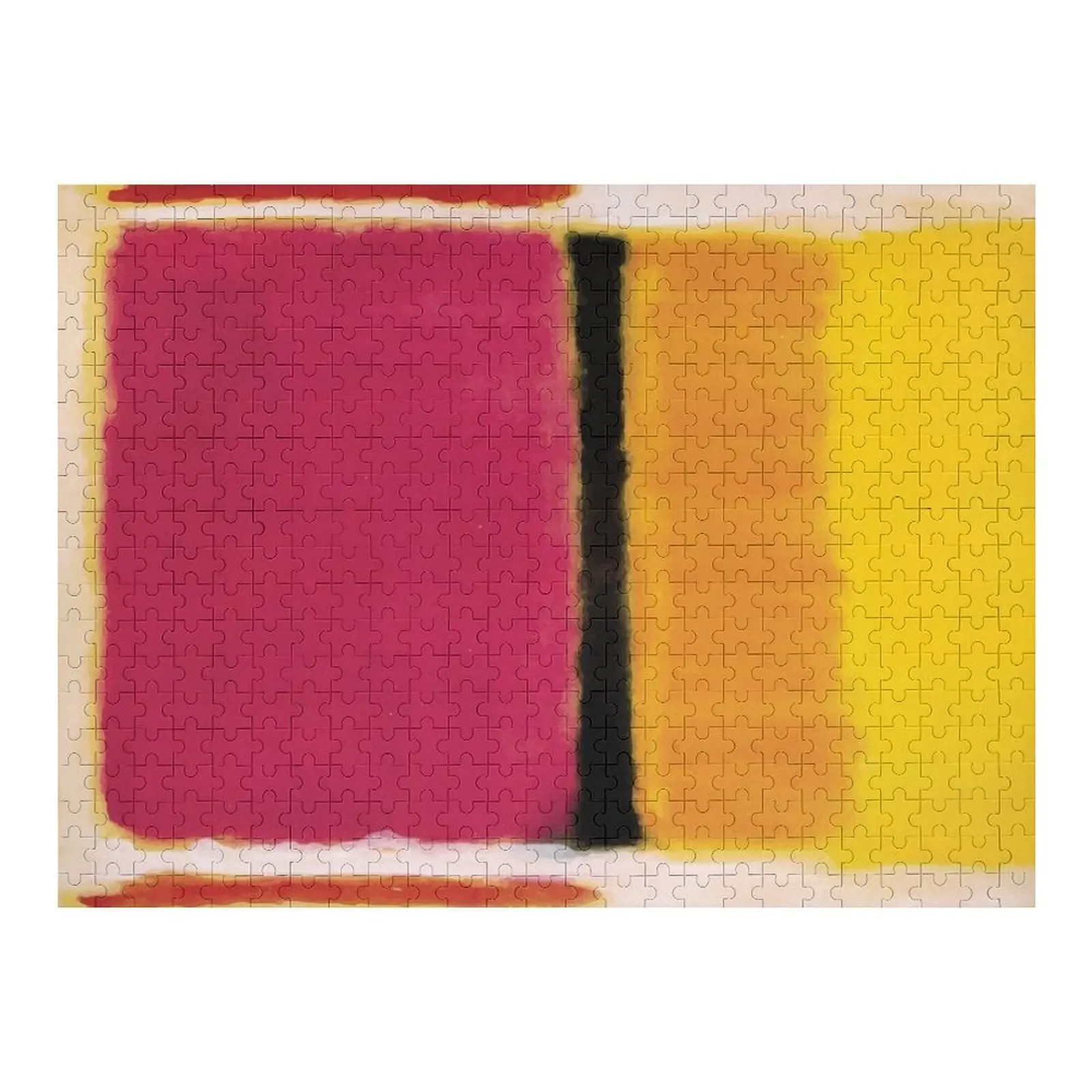 

Mark Rothko | Violet, Black, Orange Yellow on White and Red Jigsaw Puzzle Custom Wood Custom Customizeds For Kids Puzzle