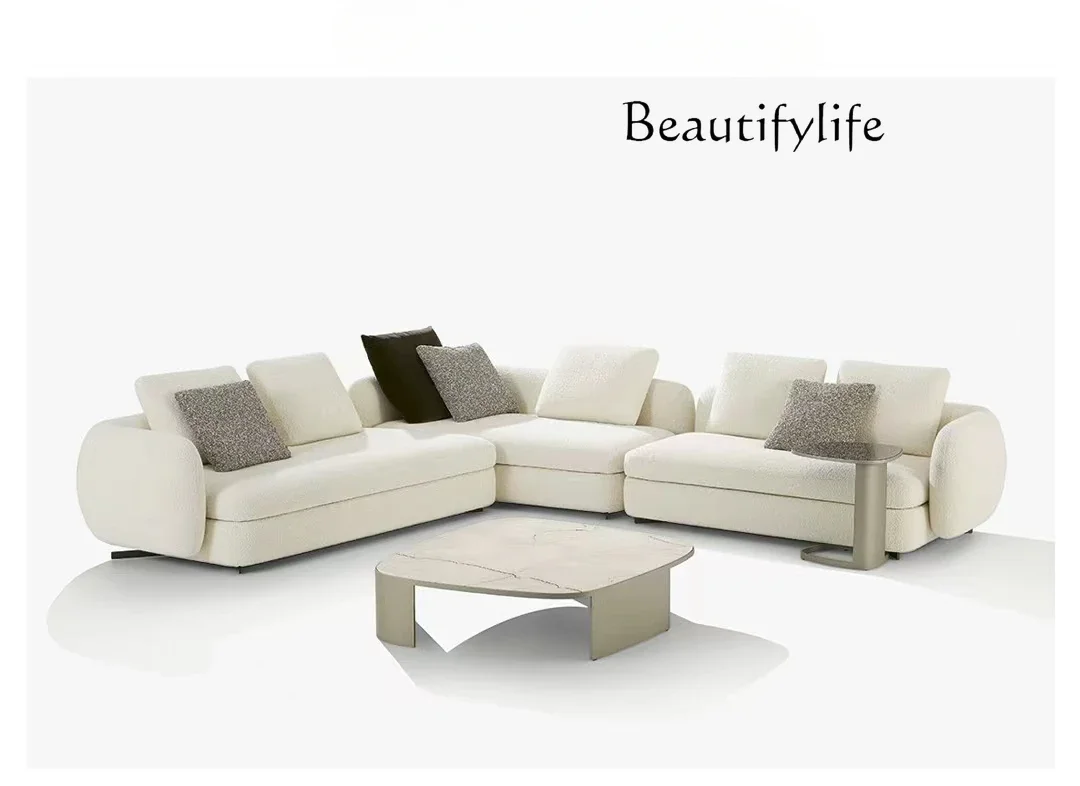 

Italian-Style Light Luxury Living Room Home Side Table Minimalist Designer Coffee Table Combination