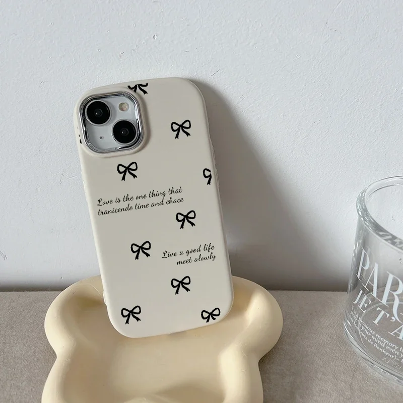 3D Bow Design Candy Phone Case