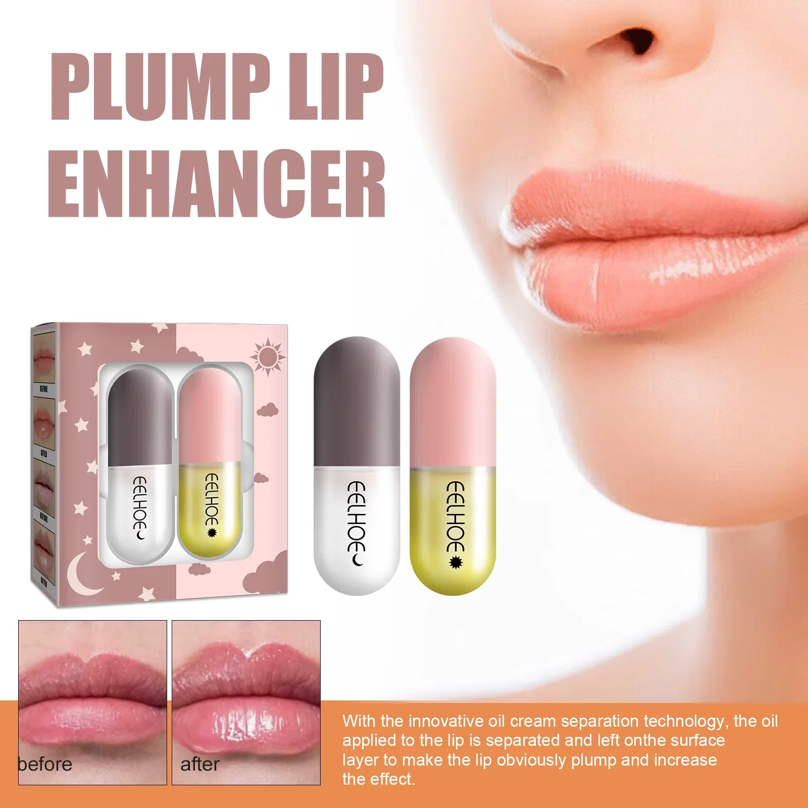 Lasting Lip Plumper Serum Increase Nourish Lips Elasticity Reduce Fine Lasting Lip Plumper Serum Increase Nourish Lips Elasticity Reduce Fine