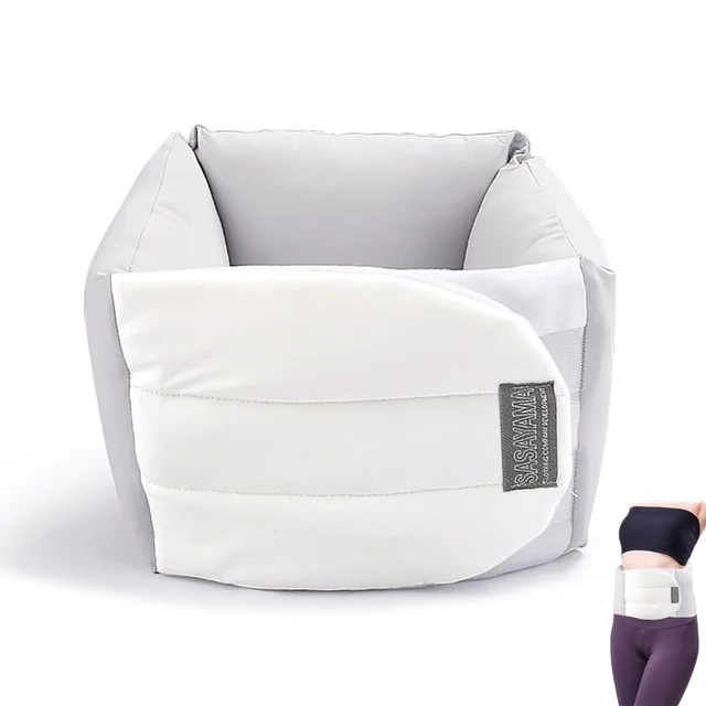 Waist Pillow Back Brace Support Belt Side Reclining Lumbar Support Belt Warming Brace for Back Lower Back Lumbar Pain Relief 4