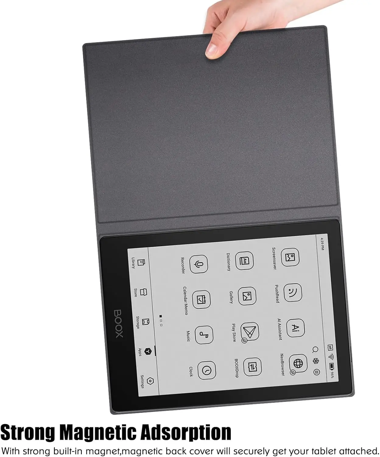 Magnetic PU Leather Protective Case - Slim & Lightweight Design