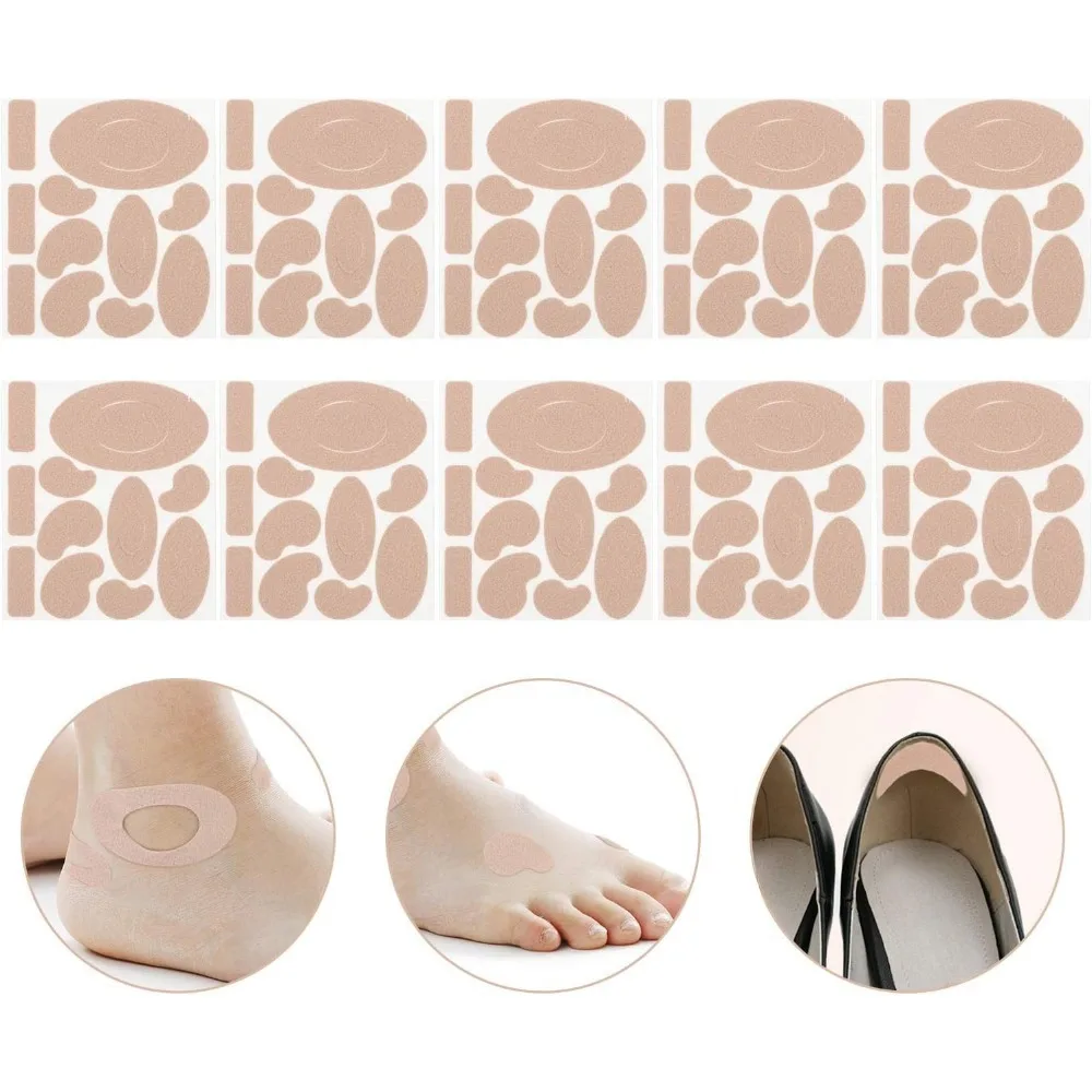 

Flannelette Adhesive Stickers Blister Prevention Callus Cushions Anti-wear Heel Pads for Feet Fabric Padding Foot Care Tool