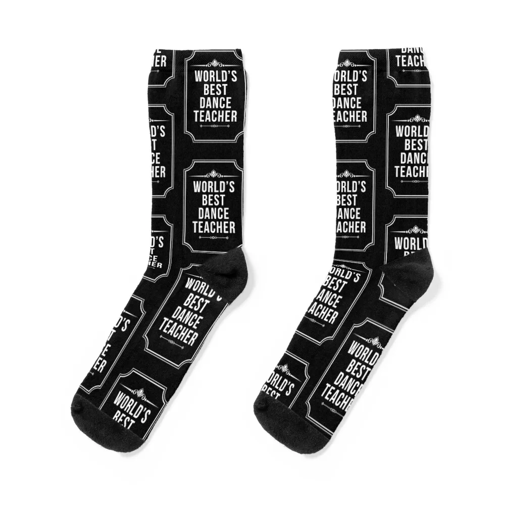 

Worlds Best Dance Teacher - Best Choreographer Socks hip hop Sports men cotton high quality funny gift Socks Women Men's