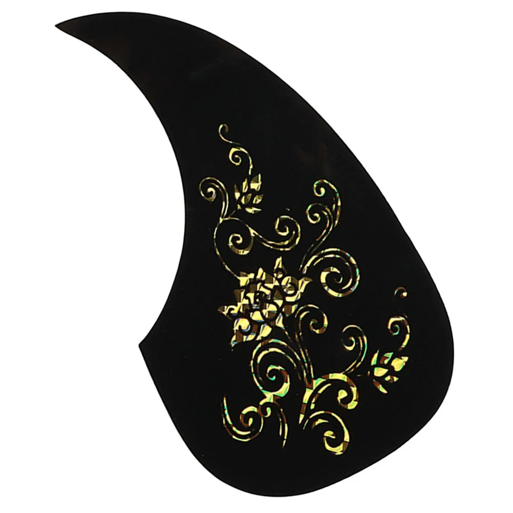 

Folk Black Pickguard Guitars Acoustic Parts Impact Protection Pickguards Plate Plastic Pvc for Scratch Anti-scratching