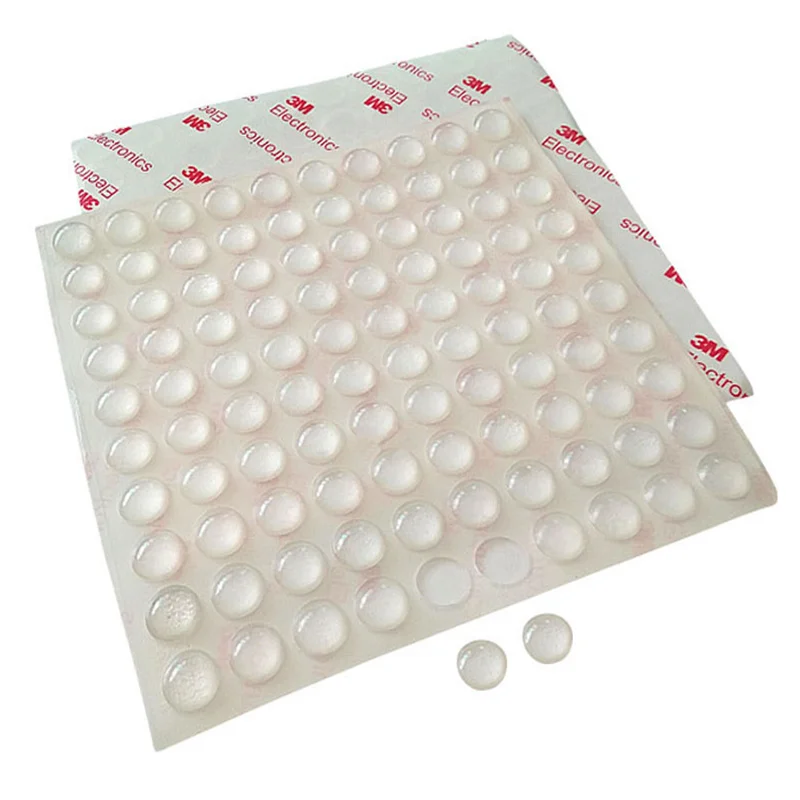 Silicone Bumpers 5-10*1.5-4mm 100pcs Self Adhesive Round Soft Anti Slip Shock Absorber Feet Pads Damper