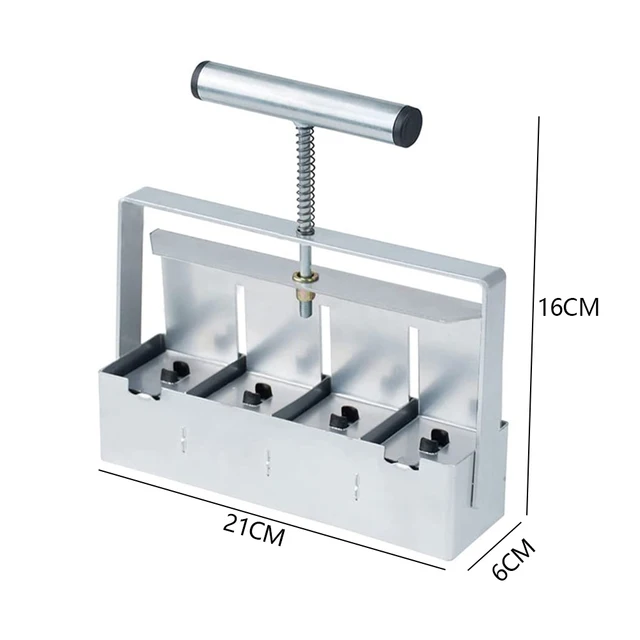 Kézi Talaj Blokkoló Egy/Kettős Soros Talajblokk Készítők Rozsdamentes Acél Mikro Palánták Óvodai Szerszámok Kerti Kellékek - Image 6