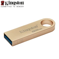Kingston High Speed Metal USB 3.2 Flash Drive for TV Car Max 220MB/s Read 100MB/s Write Pen Drive USB Disk Stick Pro 5