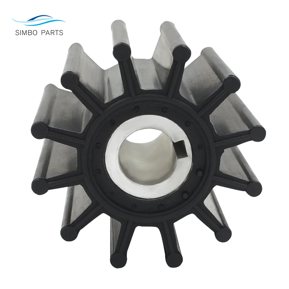 47-853126 Flexible Water Pump Impeller For MerCruiser 7.3L Diesel Star Power Inboard And Stern Drive 47-8M0056956