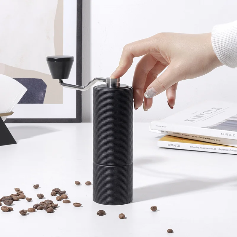 Manual Coffee Grinder TIMEMORE Chestnut C3 Portable Pour over Espresso S2C Burr Inside Hand with Double Bearing