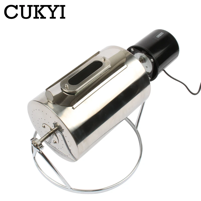 CUKYI 110V/220V Household electric Coffee Roaster 40W power stainless steel coffee bean roasting machine