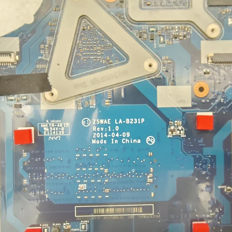 LA-B231P For Acer Aspire E5-521 E5-521G Laptop Motherboard NBMS511001 A6-6310 CPU 1GB DDR3 Mainboard 5 LA-B231P For Acer Aspire E5-521 E5-521G Laptop Motherboard NBMS511001 A6-6310 CPU 1GB DDR3 Mainboard - Image 3