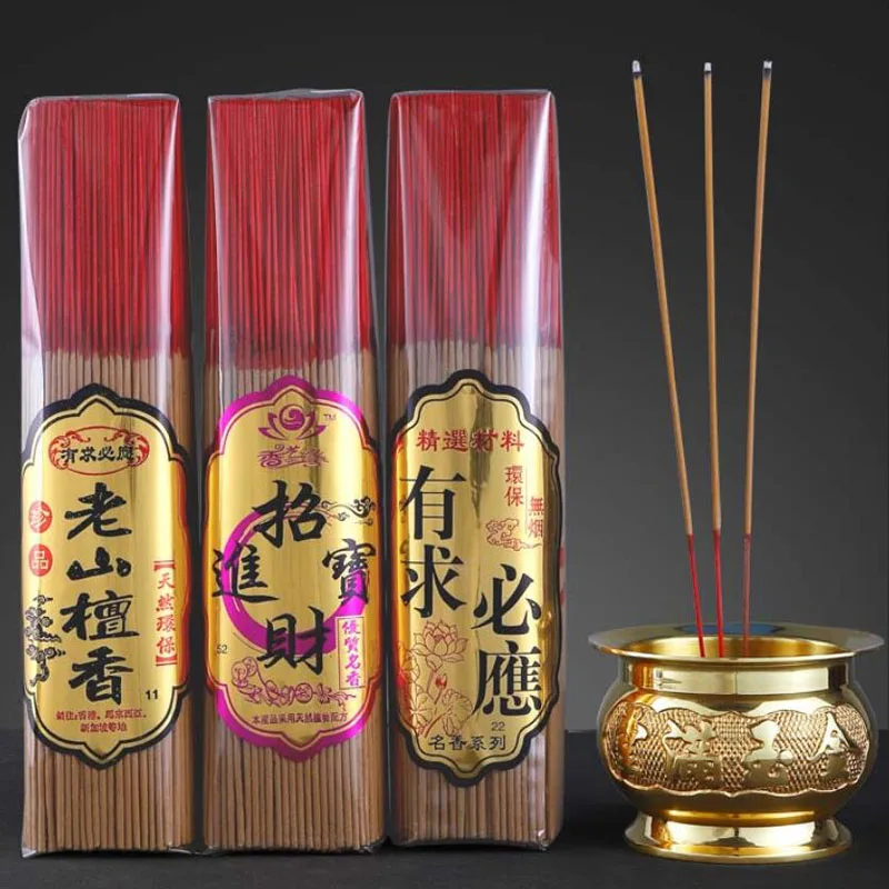 1000Pcs Sandalwood Bamboo Stick Incense 500g Dia.1mm 3mm Smokeless
