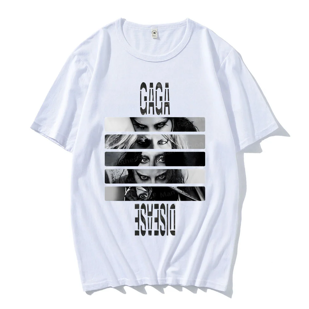 Lady Gaga Disease Printing T-shirt Men_Women Clothing Casual Short Sleeve Summer Spring Tee-shirt Ropa Hombre Streetwear Tees 2