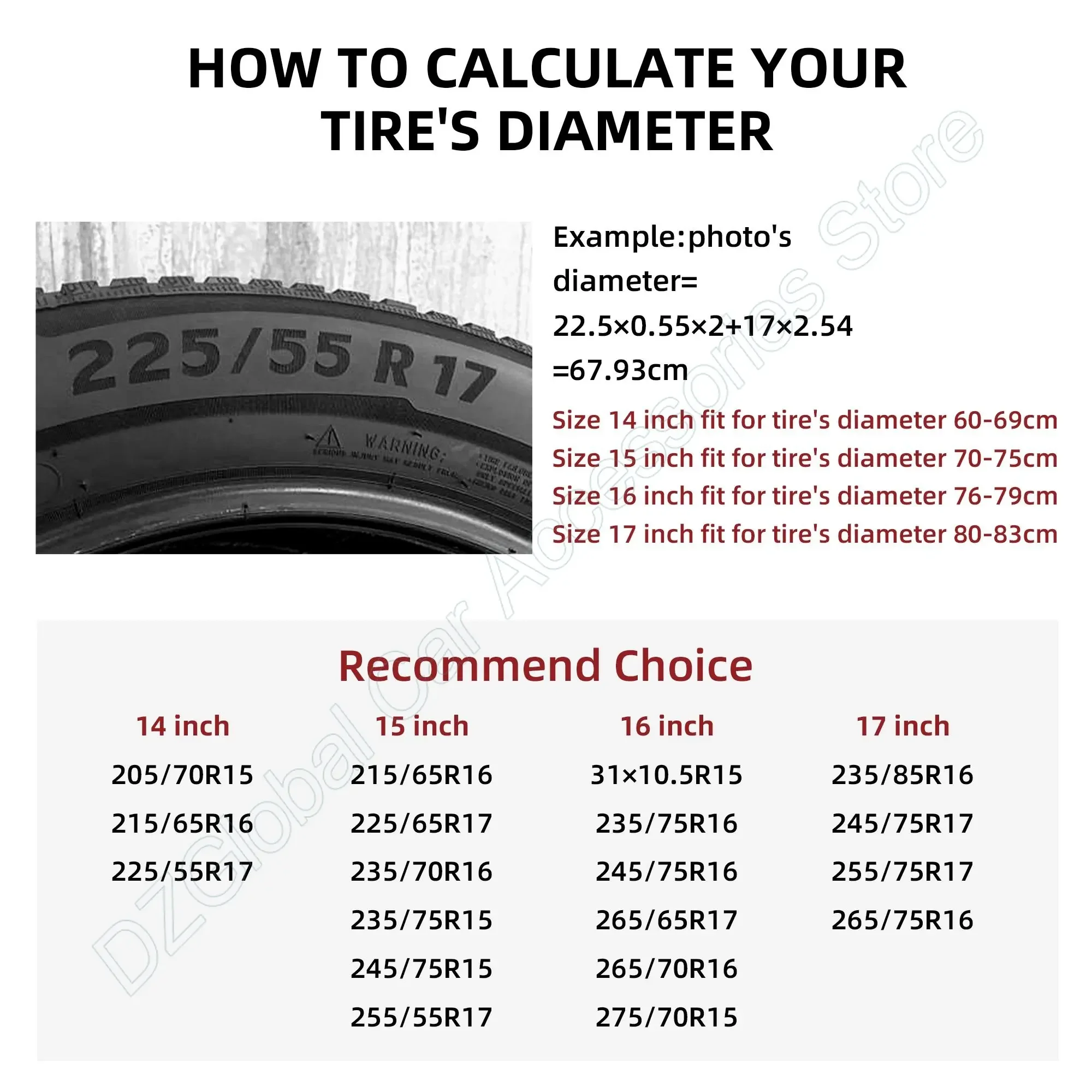 Copriruota Di Scorta Mdurian 15 Pollici - Protezione Pneumatici Auto E Rimorchio - Foto 6