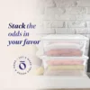 2-Pack Snaplock, Large Clear Plastic Storage Bins with Lids, 41 Quart, White 2