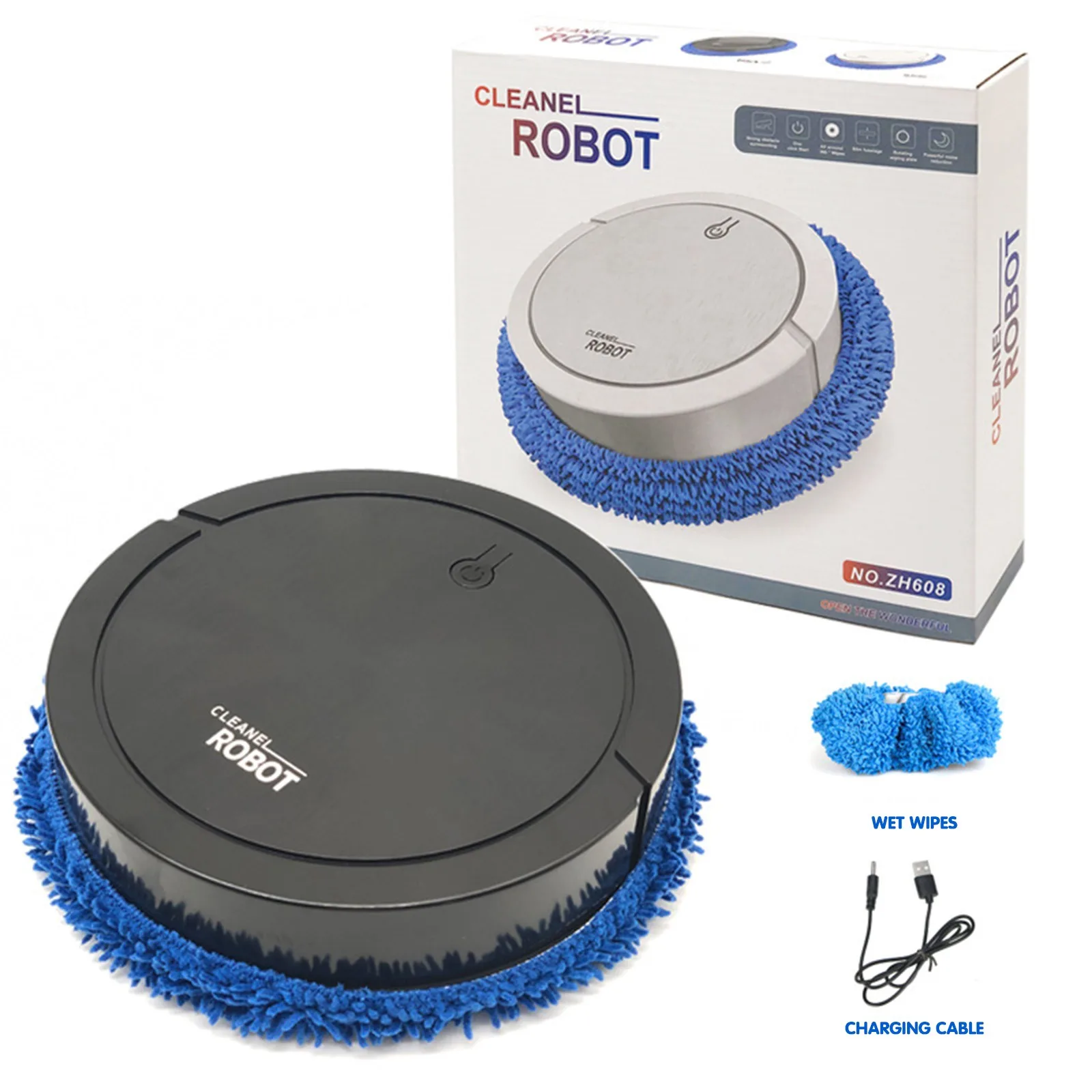 

Home Intelligent Silent Mopping Robot Lazy Wet And Dry Mopping Machine