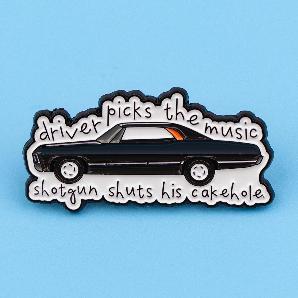 Supernatural-Inspired Enamel Pin Brooch - Stylish Fashion Accessory & Gift